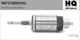 HQ INF510002HQ - INDUCIDO NUEVO HITACHI Type 12V 33G 290,50mm