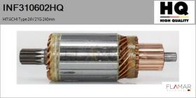 HQ INF310602HQ - INDUCIDO NUEVO HITACHI Type 24V 21G 240,00mm