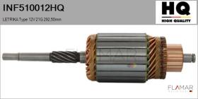 HQ INF510012HQ - INDUCIDO NUEVO LETRIKA Type 12V 21G 292,50mm