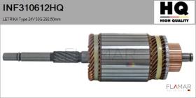HQ INF310612HQ - INDUCIDO NUEVO LETRIKA Type 24V 33G 292,50mm
