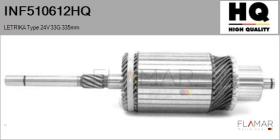HQ INF510612HQ - INDUCIDO NUEVO LETRIKA Type 24V 33G 335,00mm
