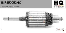 HQ INF850052HQ - INDUCIDO NUEVO LUCAS Type 12V 21G 201,70mm