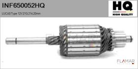 HQ INF650052HQ - INDUCIDO NUEVO LUCAS Type 12V 21G 214,20mm