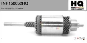HQ INF150052HQ - INDUCIDO NUEVO LUCAS Type 12V 23G 296,00mm