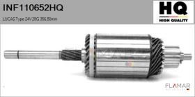 HQ INF110652HQ - INDUCIDO NUEVO LUCAS Type 24V 25G 356,50mm