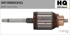 HQ INF090003HQ - INDUCIDO NUEVO MARELLI Type 12V 187,00mm