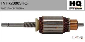 HQ INF720003HQ - INDUCIDO NUEVO MARELLI Type 12V 19G 233,00mm