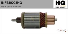 HQ INF680003HQ - INDUCIDO NUEVO MARELLI Type 12V 21G 130,50mm