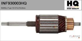 HQ INF930003HQ - INDUCIDO NUEVO MARELLI Type 12V 21G 216,20mm