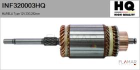 HQ INF320003HQ - INDUCIDO NUEVO MARELLI Type 12V 23G 292,00mm