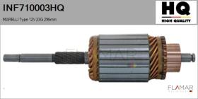 HQ INF710003HQ - INDUCIDO NUEVO MARELLI Type 12V 23G 296,00mm