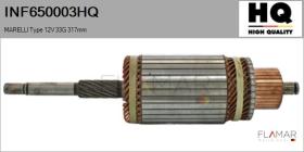 HQ INF650003HQ - INDUCIDO NUEVO MARELLI Type 12V 33G 317,00mm