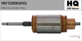 HQ INF530003HQ - INDUCIDO NUEVO MARELLI Type 12V 33G 317,50mm