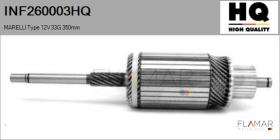HQ INF260003HQ - INDUCIDO NUEVO MARELLI Type 12V 33G 350,00mm