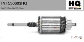 HQ INF530603HQ - INDUCIDO NUEVO MARELLI Type 24V 33G 292,00mm