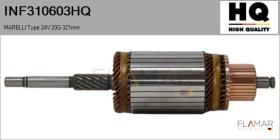 HQ INF310603HQ - INDUCIDO NUEVO MARELLI Type 24V 33G 321,00mm