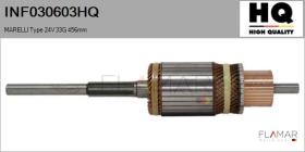 HQ INF030603HQ - INDUCIDO NUEVO MARELLI Type 24V 33G 456,00mm