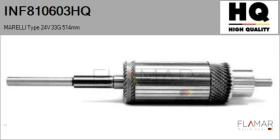HQ INF810603HQ - INDUCIDO NUEVO MARELLI Type 24V 33G 514,00mm