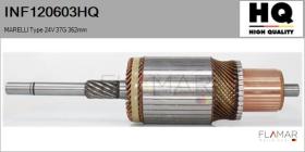 HQ INF120603HQ - INDUCIDO NUEVO MARELLI Type 24V 37G 362,00mm