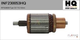 HQ INF230053HQ - INDUCIDO NUEVO MITSUBISHI Type 12V 11G 143,00mm