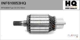 HQ INF610053HQ - INDUCIDO NUEVO MITSUBISHI Type 12V 21G 148,00mm
