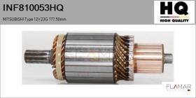 HQ INF810053HQ - INDUCIDO NUEVO MITSUBISHI Type 12V 23G 177,50mm