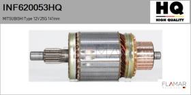 HQ INF620053HQ - INDUCIDO NUEVO MITSUBISHI Type 12V 25G 141,00mm