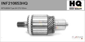 HQ INF210653HQ - INDUCIDO NUEVO MITSUBISHI Type 24V 27G 163,00mm