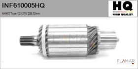 HQ INF610005HQ - INDUCIDO NUEVO NIKKO Type 12V 21G 226,50mm