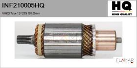 HQ INF210005HQ - INDUCIDO NUEVO NIKKO Type 12V 23G 180,50mm