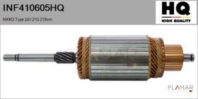HQ INF410605HQ - INDUCIDO NUEVO NIKKO Type 24V 21G 219,00mm