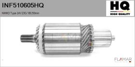 HQ INF510605HQ - INDUCIDO NUEVO NIKKO Type 24V 23G 180,50mm