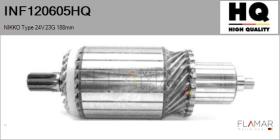 HQ INF120605HQ - INDUCIDO NUEVO NIKKO Type 24V 23G 188,00mm