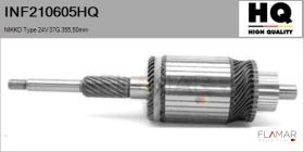 HQ INF210605HQ - INDUCIDO NUEVO NIKKO Type 24V 37G 355,50mm