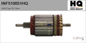 HQ INF510051HQ - INDUCIDO NUEVO VALEO Type 12V 112,00mm