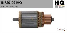 HQ INF201051HQ - INDUCIDO NUEVO VALEO Type 12V 19G 137,00mm