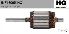 HQ INF130051HQ - INDUCIDO NUEVO VALEO Type 12V 19G 188,50mm