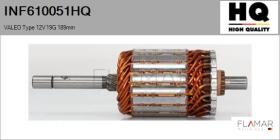 HQ INF610051HQ - INDUCIDO NUEVO VALEO Type 12V 19G 189,00mm