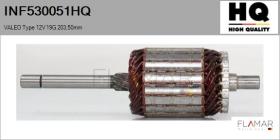 HQ INF530051HQ - INDUCIDO NUEVO VALEO Type 12V 19G 203,50mm