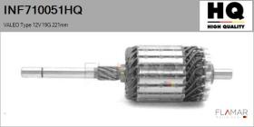 HQ INF710051HQ - INDUCIDO NUEVO VALEO Type 12V 19G 221,00mm