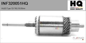 HQ INF320051HQ - INDUCIDO NUEVO VALEO Type 12V 19G 318,50mm