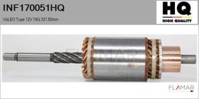 HQ INF170051HQ - INDUCIDO NUEVO VALEO Type 12V 19G 337,50mm