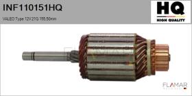 HQ INF110151HQ - INDUCIDO NUEVO VALEO Type 12V 21G 155,50mm