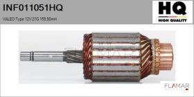 HQ INF011051HQ - INDUCIDO NUEVO VALEO Type 12V 21G 155,50mm