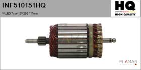 HQ INF510151HQ - INDUCIDO NUEVO VALEO Type 12V 23G 111,00mm