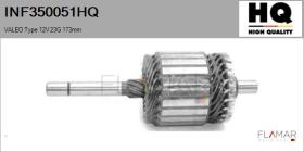 HQ INF350051HQ - INDUCIDO NUEVO VALEO Type 12V 23G 173,00mm