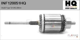 HQ INF120051HQ - INDUCIDO NUEVO VALEO Type 12V 25G 288,00mm