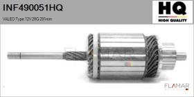 HQ INF490051HQ - INDUCIDO NUEVO VALEO Type 12V 25G 291,00mm