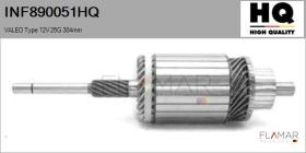 HQ INF890051HQ - INDUCIDO NUEVO VALEO Type 12V 25G 304,00mm
