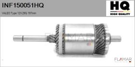 HQ INF150051HQ - INDUCIDO NUEVO VALEO Type 12V 29G 197,00mm